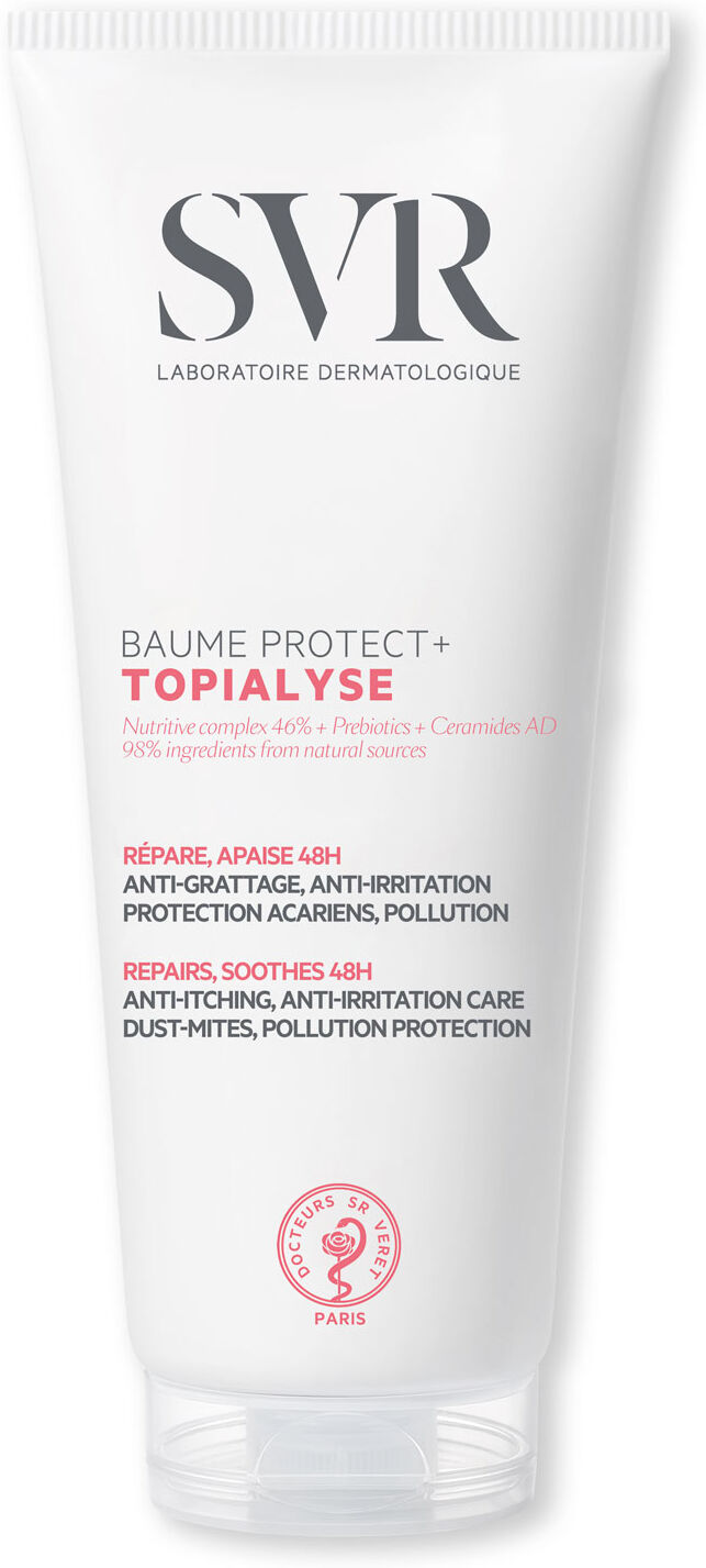 LABORATOIRES SVR TOPIALYSE Baume Protect+ Balsamo Corpo Anti-irritazioni Anti-Prurito con Ceramidi e Prebiotici 200ml