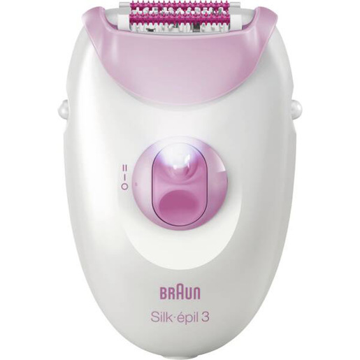 Braun Silk-épil 3 Silk·épil 3, Epilatore Con Filo, Pelle Liscia A Lungo, 3-000, Rosa