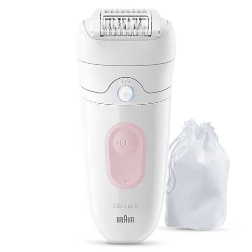 Braun Silk-épil 5 Silk·épil 5, Epilatore Wet & Dry, Rimozione Facile Dei Peli, 5-011, Rosa Flamingo