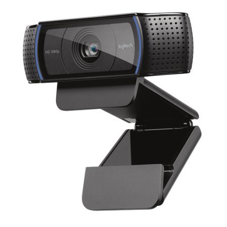 Logitech C920 HD Pro Webcam, Videochiamata Full HD 1080p/30fps, Audio Stereo Chiaro, Correzione Luce HD, Funziona con Skype, Zoom, FaceTime, Hangouts,