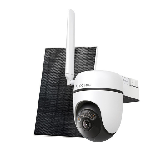 TP-Link Tapo TC90G KIT Telecamera di sicurezza outdoor motorizzata 2K, 4G LTE con batteria e pannello solare incluso
