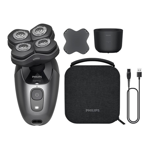 Philips Serie 7000 Head Shaver Pro 7000 Series HS7980/15 Rasoio avanzato con 90 minuti di autonomia