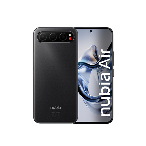 ZTE NUBAIRSB 17,2 cm (6.78'') Doppia SIM Android 15 5G USB tipo-C 8 GB 256 GB 5000 mAh Nero