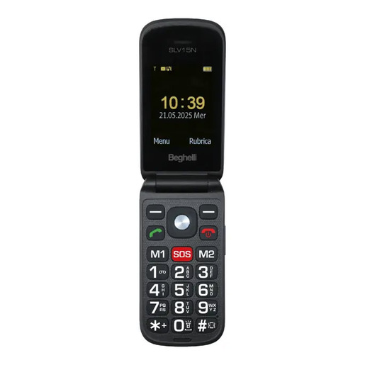Beghelli 9137N cellulare 6,1 cm (2.4'') 87 g Nero Telefono per anziani
