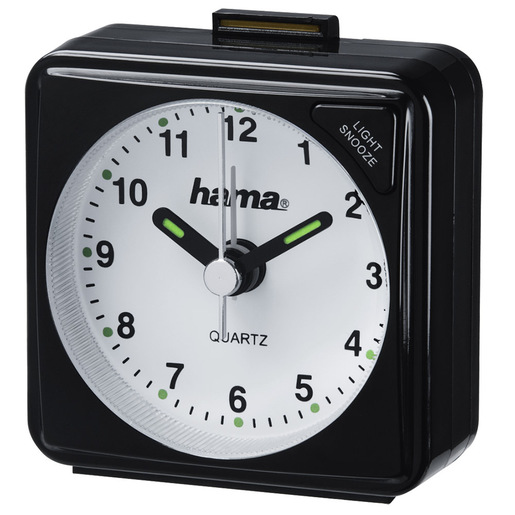Hama Sveglia da viaggio ''A50'', funzione Snooze, nero