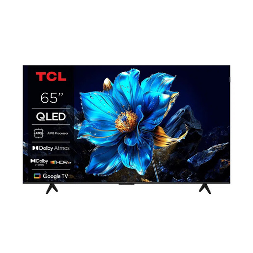 TCL T69C 65T69C 50'' QLED, TV Direct LED, TV 4K HDR, Smart TV alimentata da Google TV (Dolby Vision & Atmos, Game Master, Motion Clarity, compatibile con