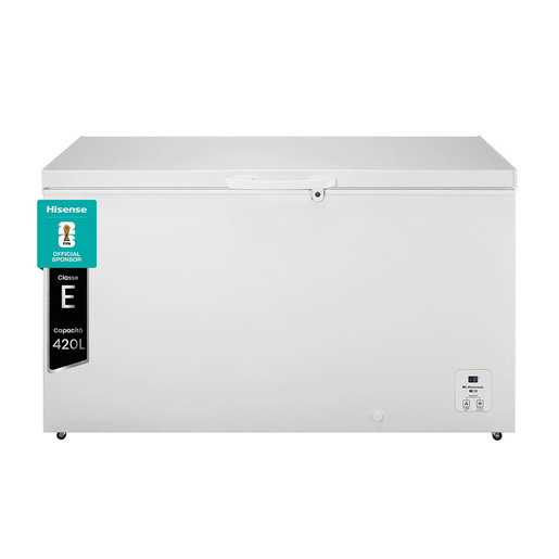 Hisense congelatore a pozzetto FT546D4AWLYE 420L Classe E Cestelli flessibili