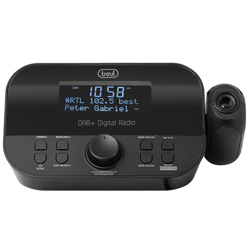 Trevi RC 85D8 DAB Sveglia digitale Nero