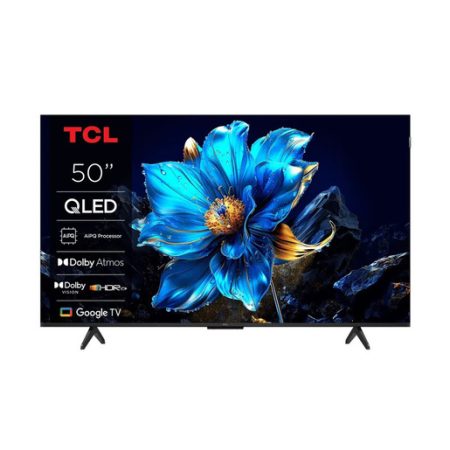 TCL T69C 50T69C 50” QLED, TV Direct LED, TV 4K HDR, Smart TV alimentata da Google TV (Dolby Vision & Atmos, Game Master, Motion Clarity, compatibile con
