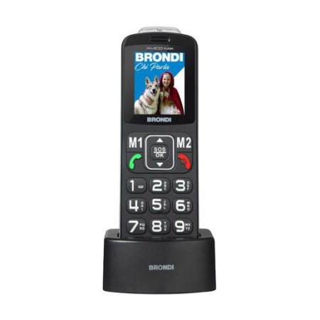 Brondi Amico Flash 5,08 cm (2”) Nero Telefono di livello base