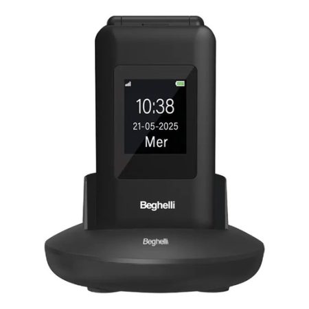 Beghelli SLV41 7,11 cm (2.8”) 128 g Nero Telefono per anziani