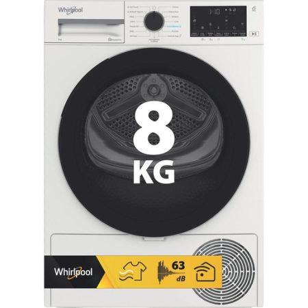 Whirlpool C WD R48M WBS IT, Capacità 8kg, classe C, colore White, Display digitale XL, Wi-Fi, IronTouch