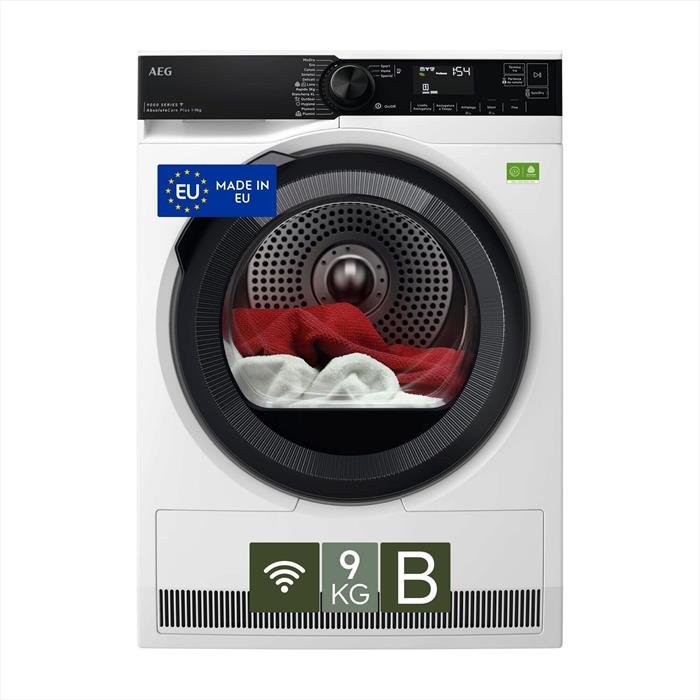 Aeg - Asciugatrice Tr9hh9by 9kg Classe B-bianco
