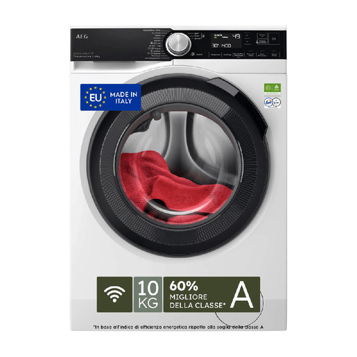 AEG Serie 9000 Lavatrice Carica Frontale 10 Kg Classe A-60% 1400 Giri MADE IN ITALY LR9FA104SY