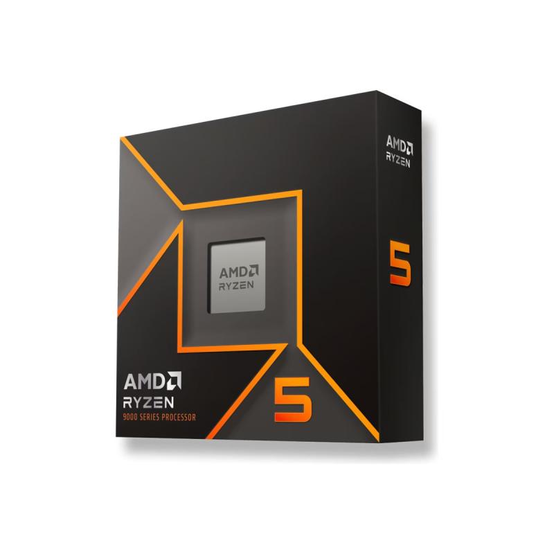 Amd processori cpu amd ryzen5 9600x am5 3,9ghz 6core box 38mb 65w no fan