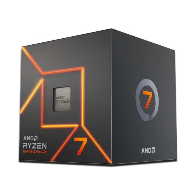 Amd processori cpu amd ryzen7 7700 am5 3,8ghz 8core box 32mb 64bit 65w