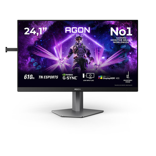 AOC G2 AG246FK6 Monitor PC 61,2 cm (24.1'') 1920 x 1080 Pixel Full HD LED Nero, Grigio