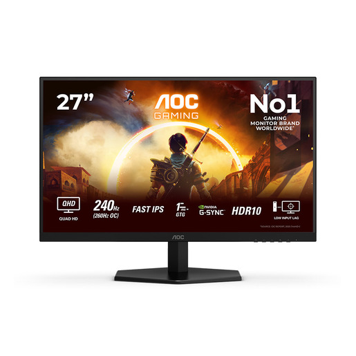 AOC G4 Q27G42ZE Monitor PC 68,6 cm (27'') 2560 x 1440 Pixel Quad HD LCD Nero, Rosso