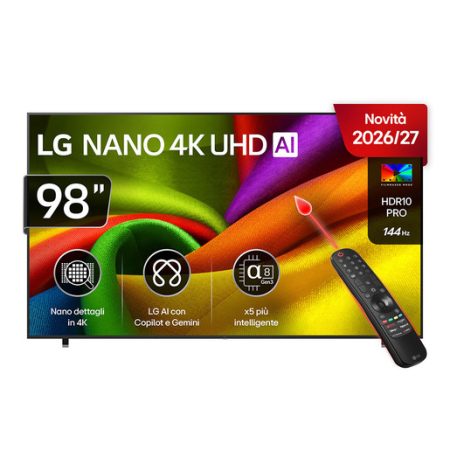 ~ai-674ce182-caaa-47ee-a045-7d551914411b_ LG NANO 4K UHD AI 98'' Serie NU90 98NU900B6LB, 4K, AI Magic Remote, Nano Detail Enhancer, HDR10 Pro, 144Hz,SMART TV 2026