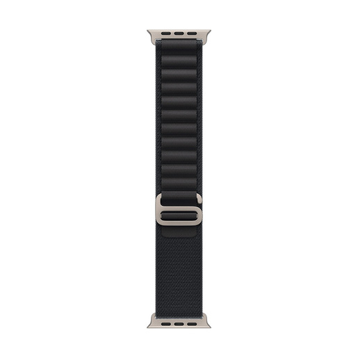 Apple Alpine Loop nero (49 mm) - Small - Titanio naturale