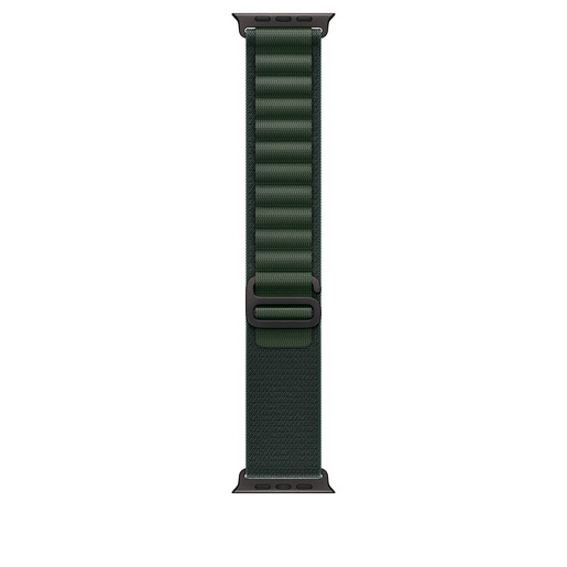 Apple Alpine Loop verde scuro (49 mm) - Medium - Titanio nero