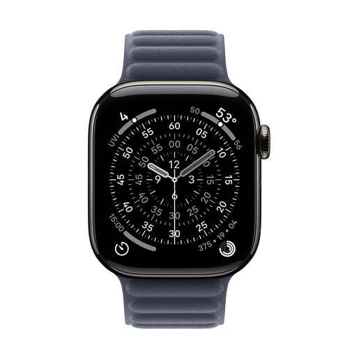 Apple Cinturino a maglie magnetico blu navy (42 mm) - M/L