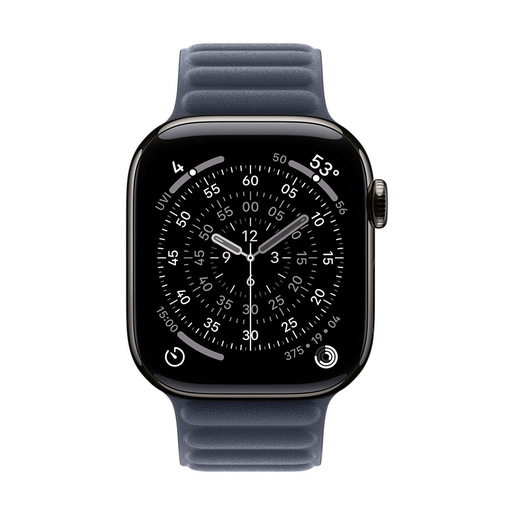 Apple Cinturino a maglie magnetico blu navy (42 mm) - S/M