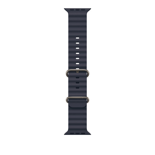 Apple Cinturino Ocean blu navy (49 mm) - Titanio naturale