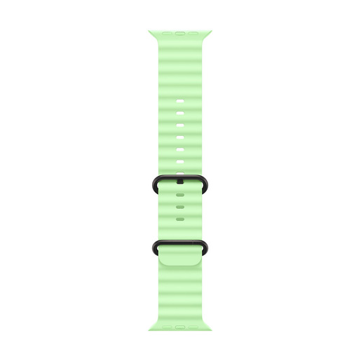Apple Cinturino Ocean verde neon (49 mm) - Titanio nero