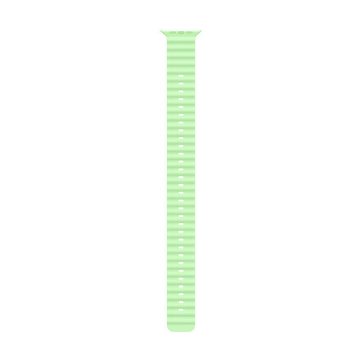 Apple Estensione per cinturino Ocean verde neon (49 mm) - Titanio naturale