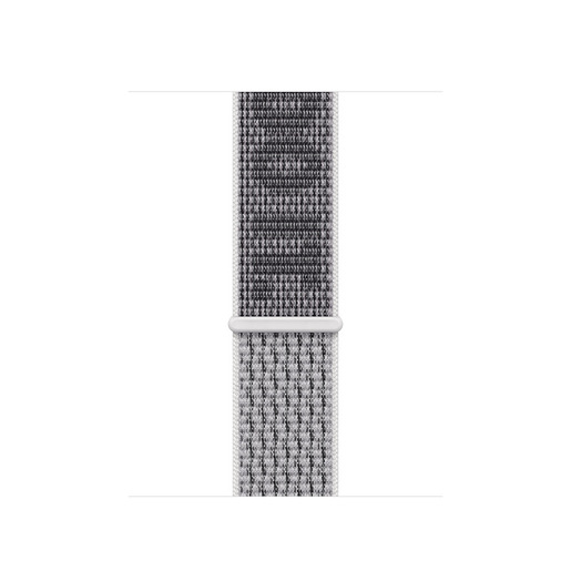 Apple Nike Sport Loop bianco ghiaccio/nero (41 mm)