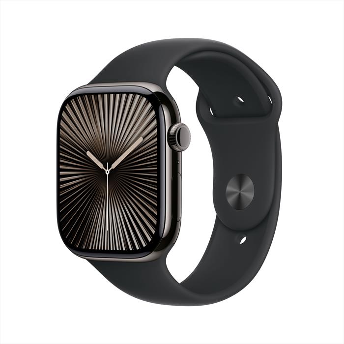 Apple - Watch Series 10 Gps + Cellular 46mm Titanio-ardesia - Sport Band Nero