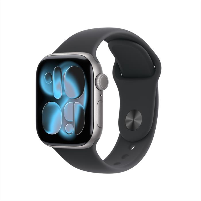Apple - Watch Series 11 Gps + Cellular 42mm Alluminio-grigio - Sport Band Nero - M/l