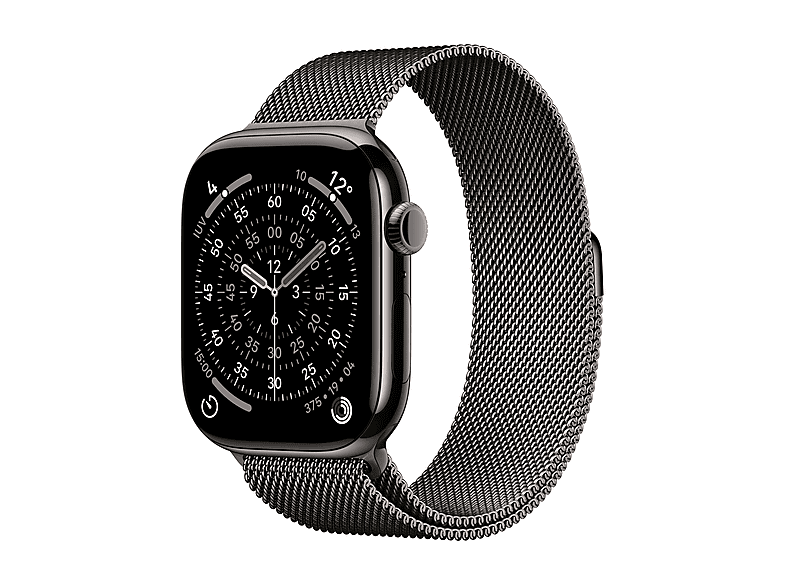 APPLE Watch Series 11 GPS + Cellular, Cassa 46 mm in titanio ardesia con Loop maglia milanese - M/L