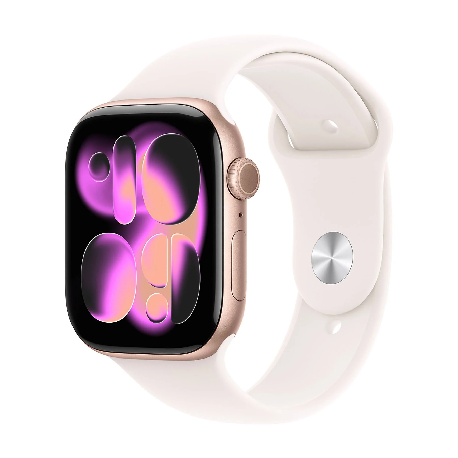 APPLE WATCH SERIES 11GPS + CELLULAR 46MM ROSE GOLD ALUMINIUM CASE WITH LIGHT BLUSH SPORT BAND - S/M