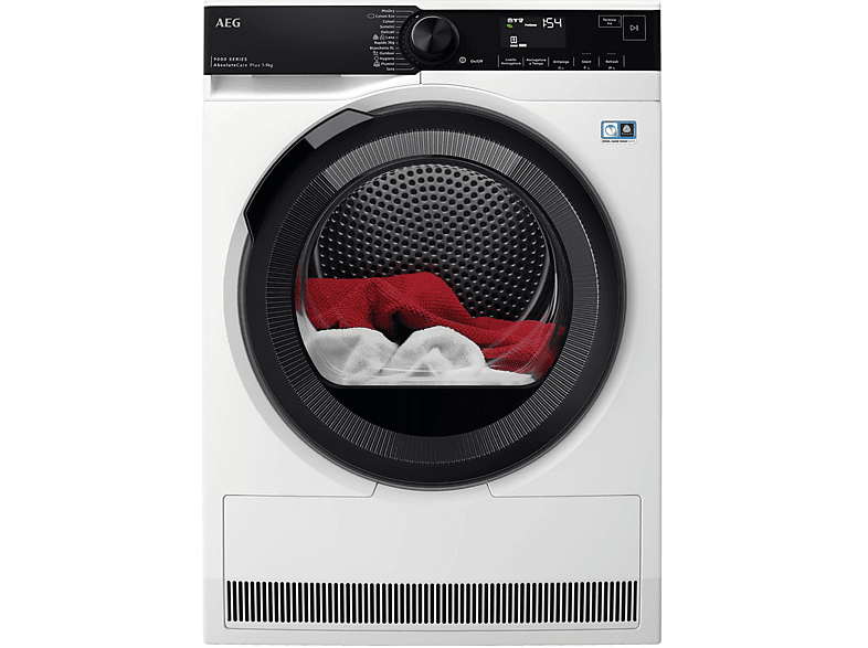ASCIUGATRICE AEG TR9HC94B Condensazione, 9 kg, profondità 63,8 cm, BIANCO, Classe A+++