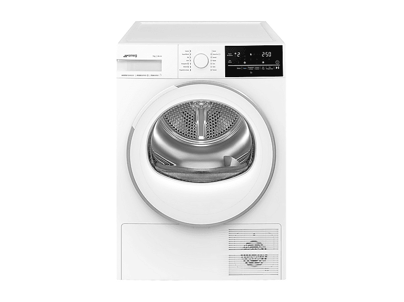 ASCIUGATRICE SMEG DN09SEC A pompa di calore, 9 kg, profondità 67,1 cm, 64 dB(A), Bianco, Classe C