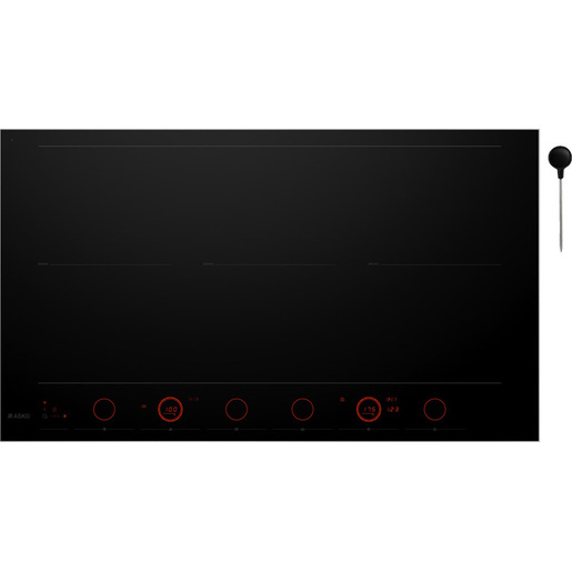 Asko HID956GC Nero Da incasso 90 cm Piano cottura a induzione 6 Fornello(i)