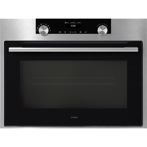 Asko OM8464S Nero, Acciaio inox Solo microonde Da incasso 50 L 1000 W
