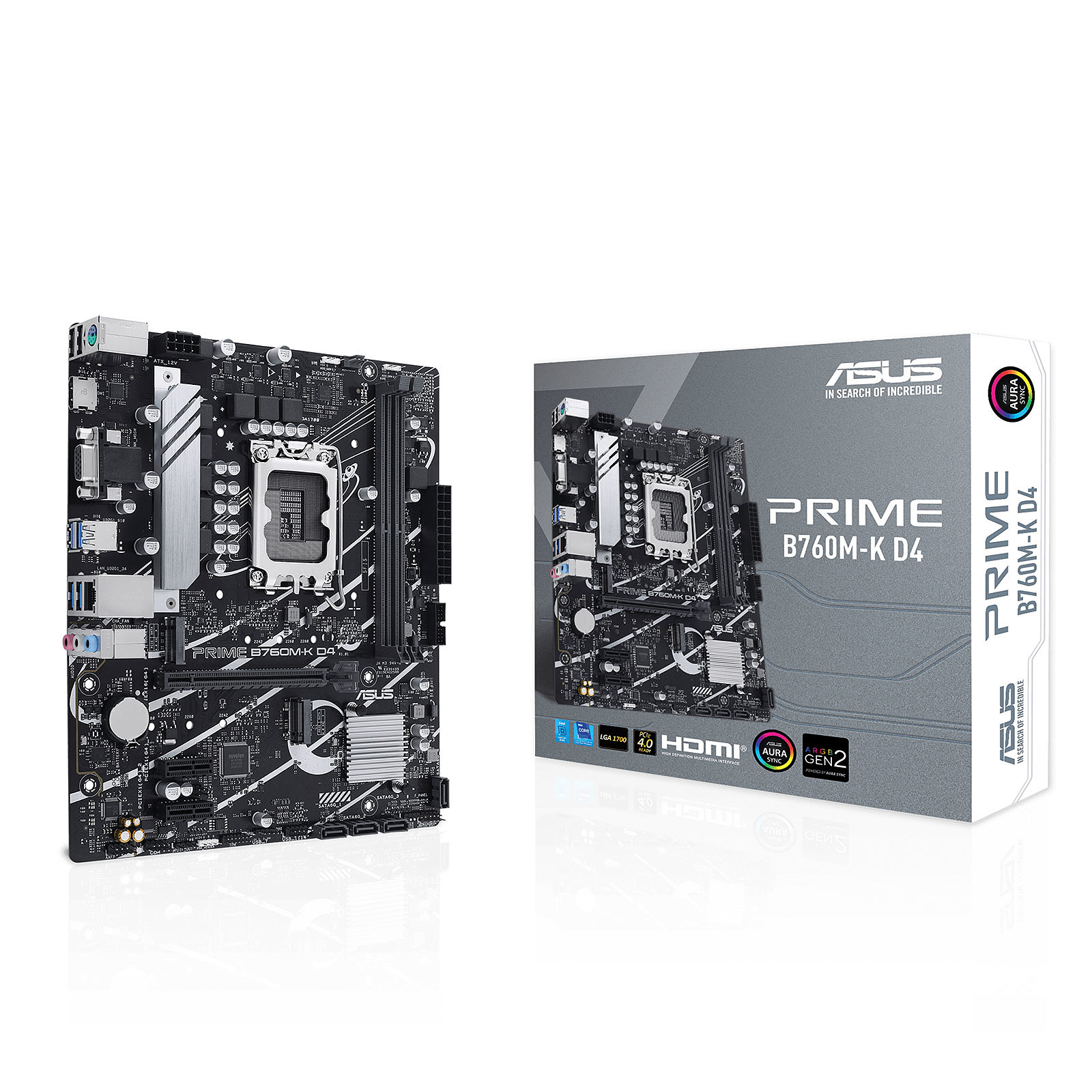 ASUS PRIME B760M-K D4 Intel B760 LGA 1700 micro ATX