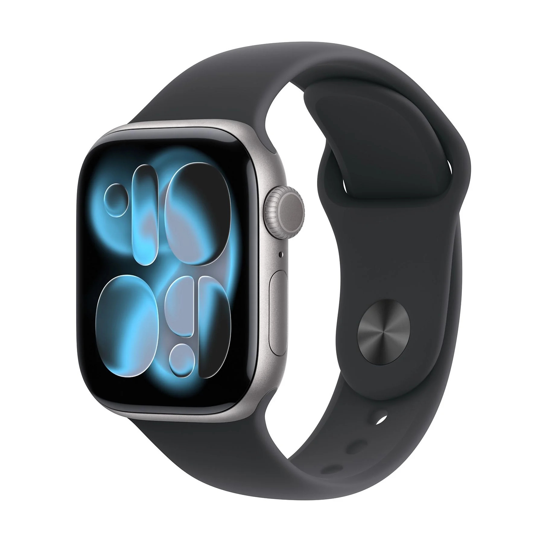 AW S11 GPS+CELLULAR 42mm Space Grey Aluminium Case with Black Sport Band - S/M