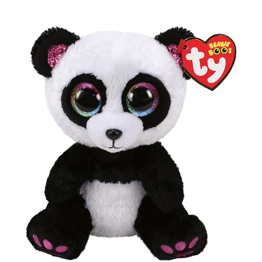 Beanie Boos 15Cm Paris (Panda Con Corno Arcobaleno)
