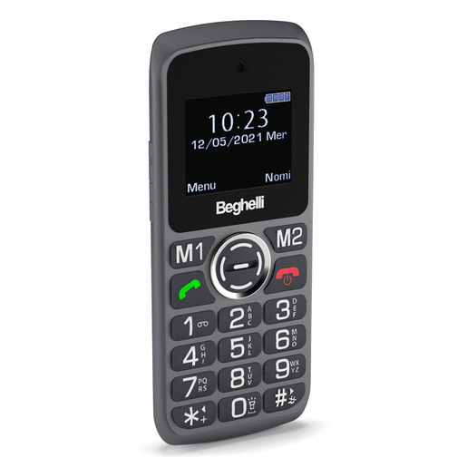 Beghelli Salvalavita Phone SLV10 4,5 cm (1.77'') 81 g Nero Telefono per anziani