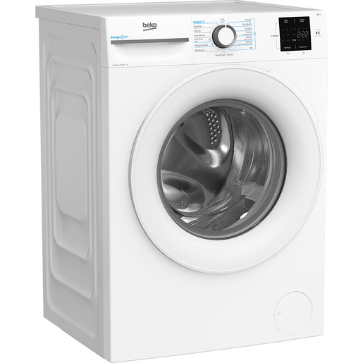 Beko b300 BMWU3821W: Lavatrice 8kg, Classe A, 1200giri, linea estetica NX, motore inverter, Display Touch, oblò bianco, tecnologia EnergySpin™
