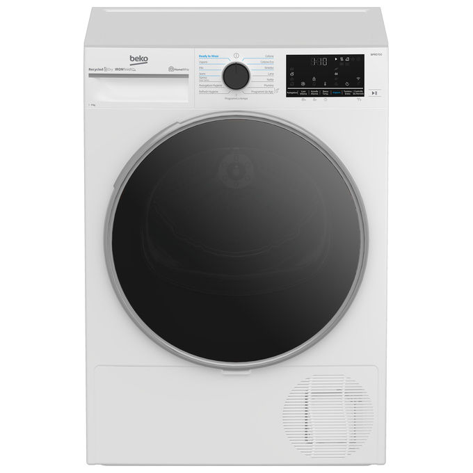 Beko BT96DBS Asciugatrice 9 Kg Classe A Pompa di Calore oblo' Nero WIFI