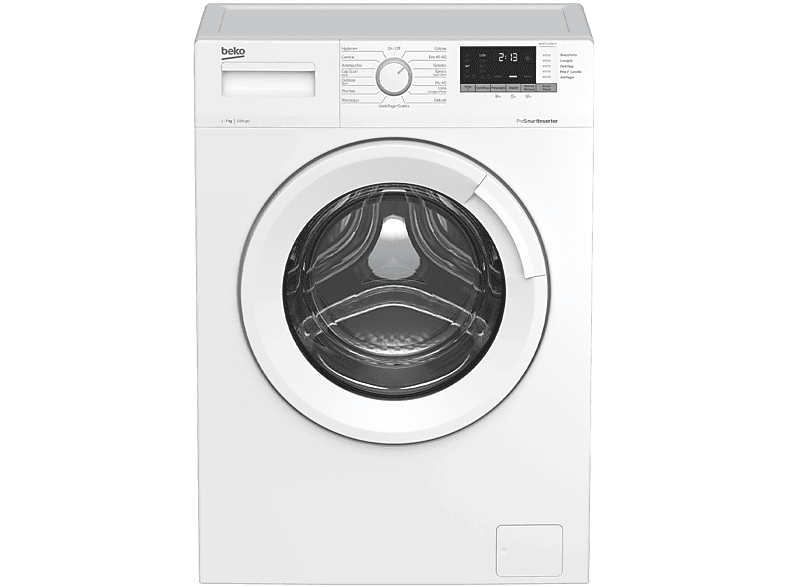 BEKO WUX71232WI-IT LAVATRICE SLIM, Caricamento frontale, 7 kg, 15 programmi, Profondità 49 cm, BIANCO, livello rumorosità centrifuga 74 dB(A), Classe D