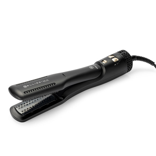 Bellissima Imetec AirSleek, Piastra lisciante 2in1, asciuga e crea un liscio naturale con l'aria, capelli protetti senza calore estremo, ionizzatore, riv