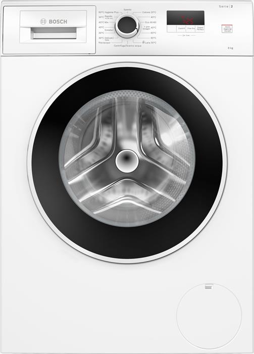 Bosch - Lavatrice Serie 2 Wge03200it 8kg 1200g/m Classe A-bianco