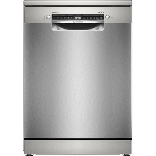 Bosch Serie 4 SMS4EMI01E Lavastoviglie da libera installazione 14 coperti Acciaio spazzolato anti-impronta Classe C