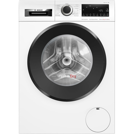 Bosch WNG25400IT Serie 6 Lavasciuga 10.5/6 kg 1400g/min Bianco Classe D/A
